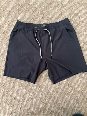 FLX Black Athletic Drawstring Shorts